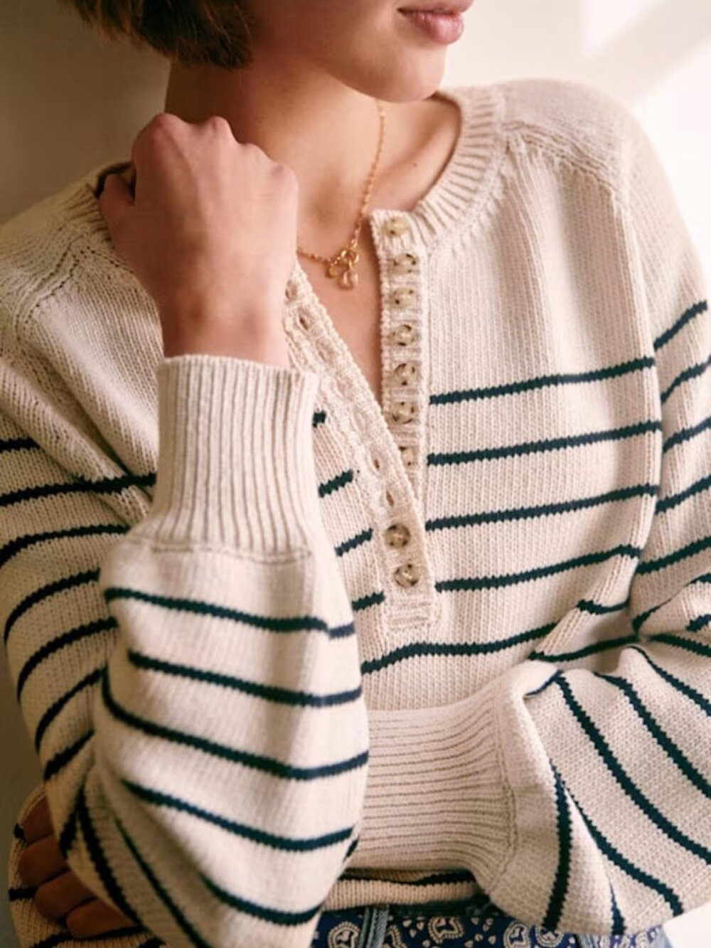 Sezane NWOT LÉONTINE JUMPER - Picture 2 of 11